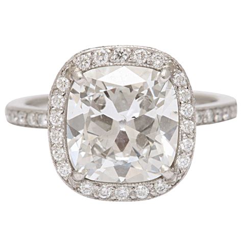 cartier engagement ring|Cartier engagement rings cushion cut.